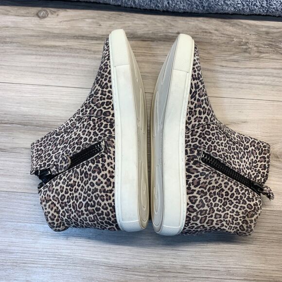 Gentle Soul Womens Cheetah Print Leather Zip Carter Ankle Bootie 5 EU 35 - Picture 3 of 10